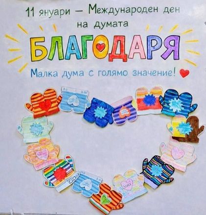 Международният ден на думата БЛАГОДАРЯ - НУ Архимандрит Зиновий - Радомир